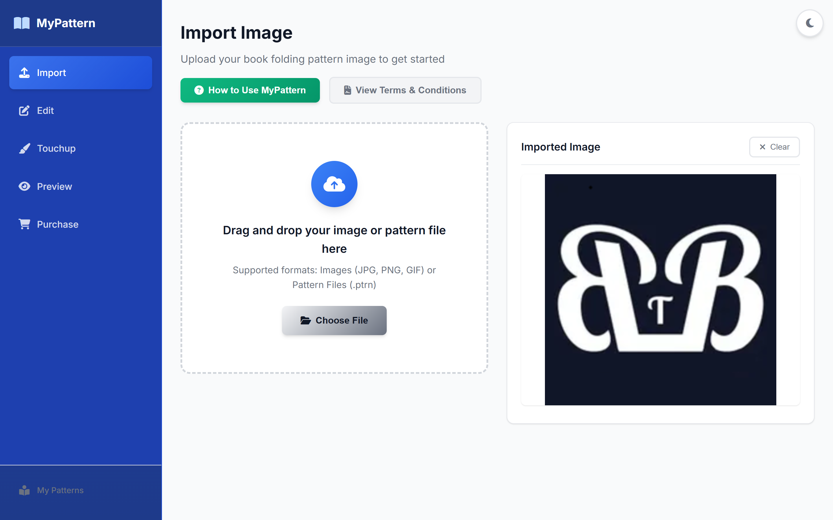 MyPattern - Import your image