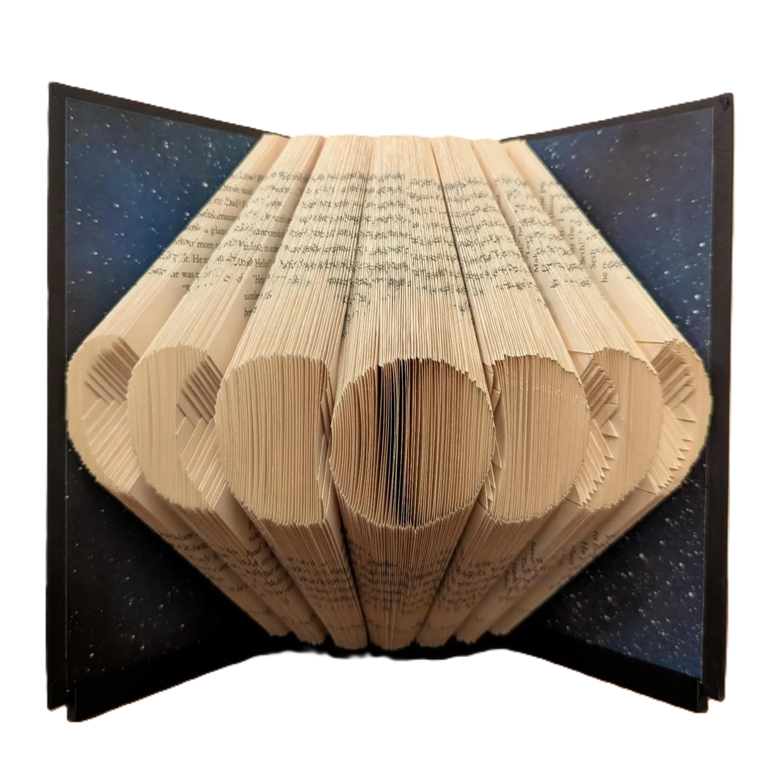 Moon Phases Book Art